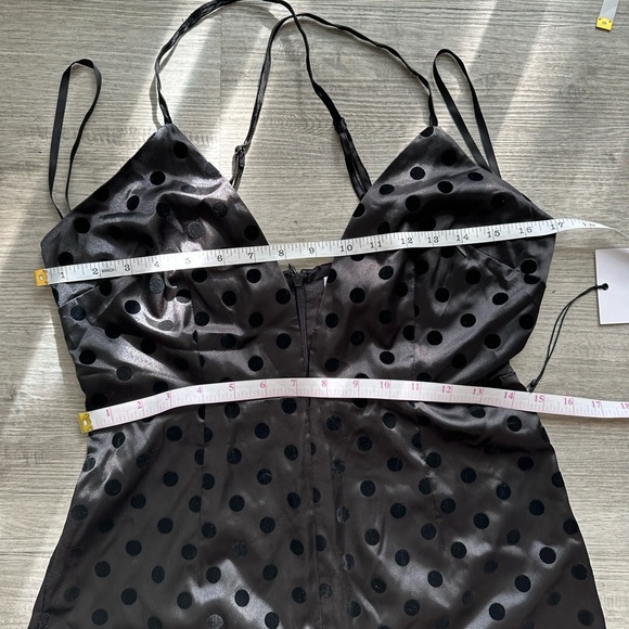 By the way Chic Black Polka Dot Romper - Picture 4 of 5